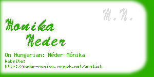 monika neder business card